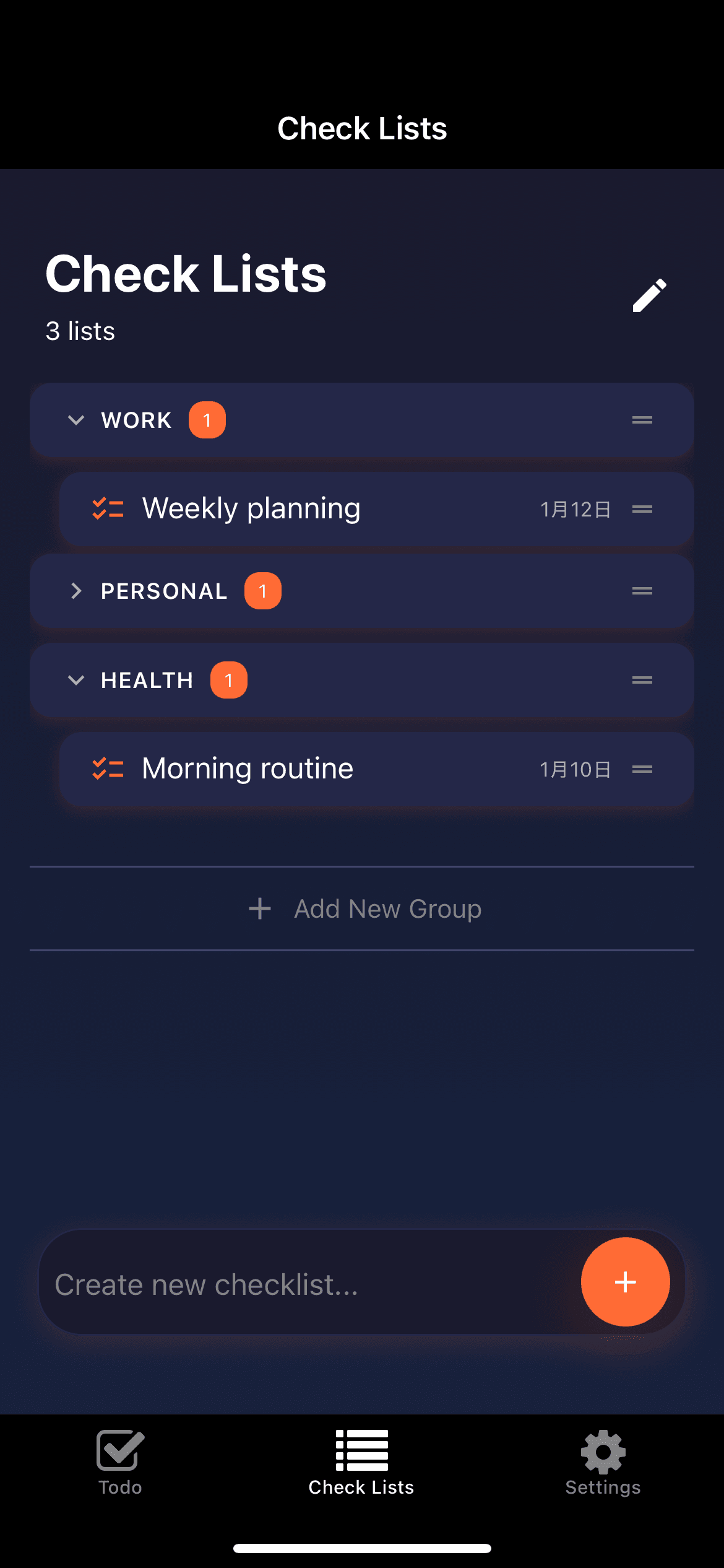TaskLap en dark screenshot 2